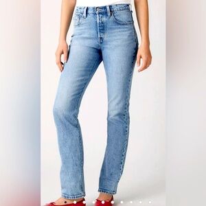 Levi's Light Blue Straight Leg Jeans